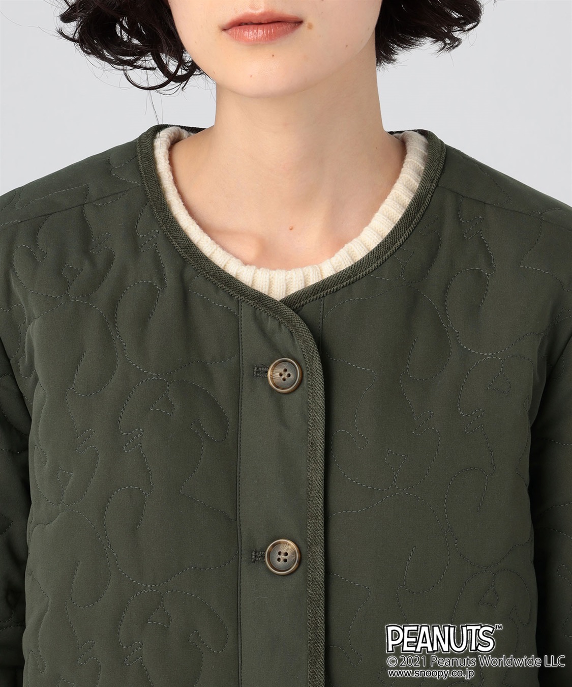 ピーナッツ Peanuts スヌーピーキルトジャケット Cross Marche クロスプラス公式通販サイト ピーナッツ Peanuts スヌーピーキルトジャケット Cross Marche クロスプラス公式通販サイト