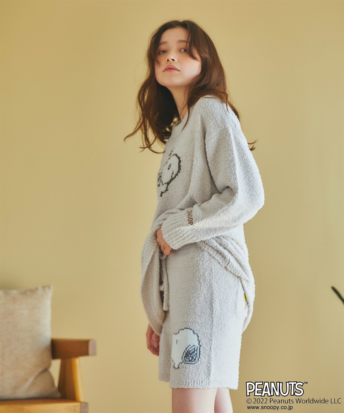 Life Style by cross marche 【ピーナッツ/PEANUTS】スヌーピーもこもこショートパンツ●トップス別売り●_sub_17
