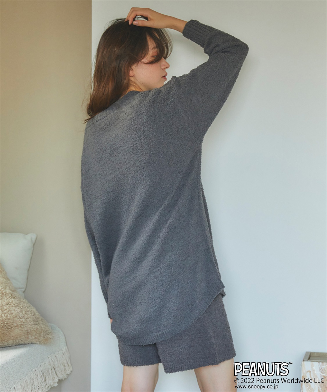 Life Style by cross marche 【ピーナッツ/PEANUTS】スヌーピーもこもこショートパンツ●トップス別売り●_sub_20