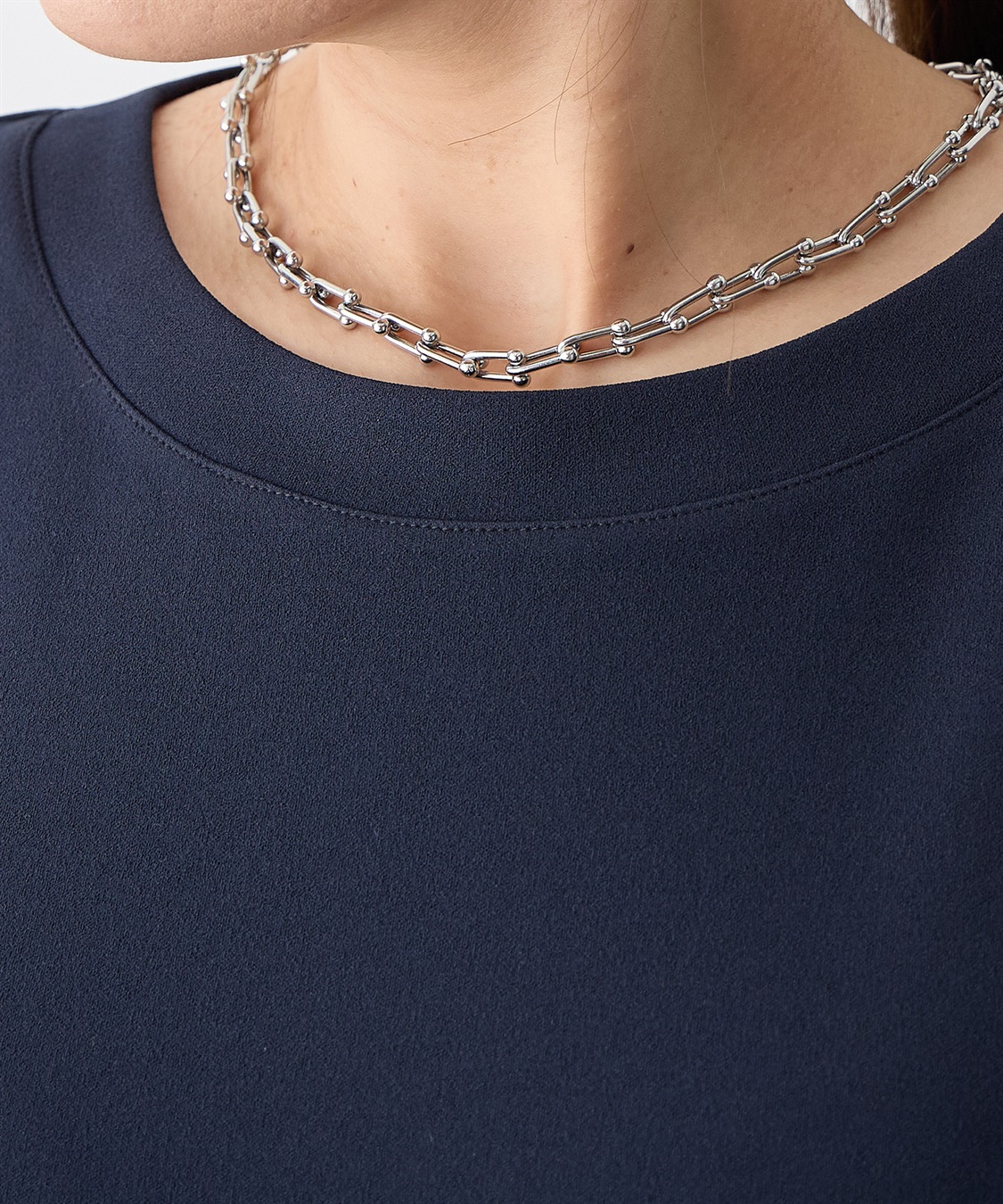 anyfee 【anyfee/プラスサイズ】ニットジョーゼットレイヤード風トップス_sub_18