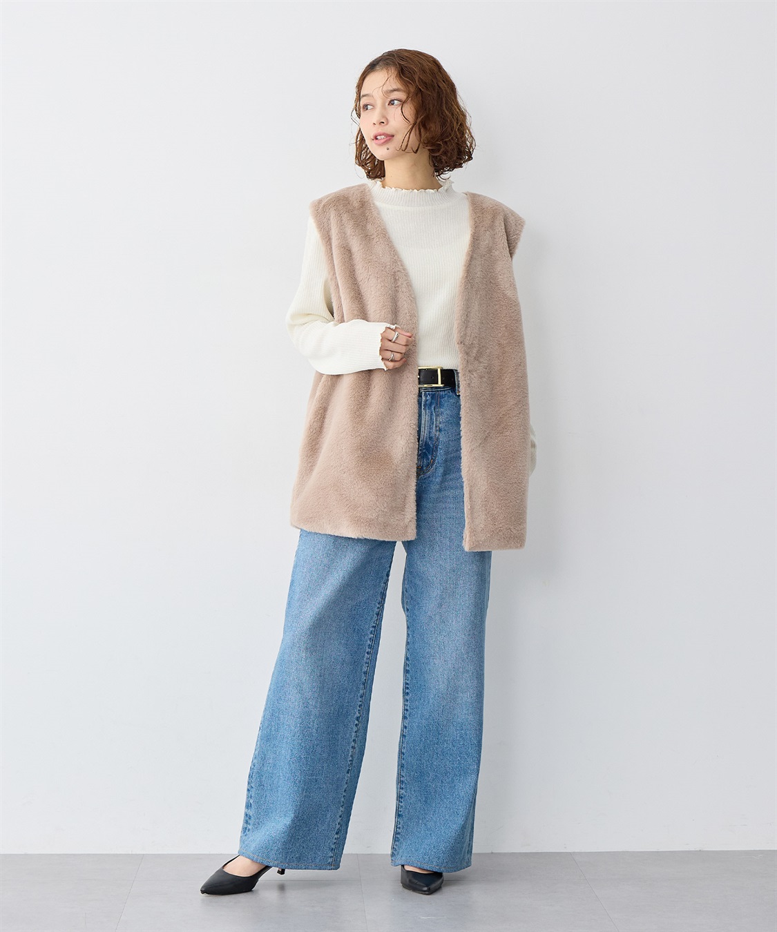 anyfee 【anyfee/大きいサイズ】エコファーベスト_sub_5