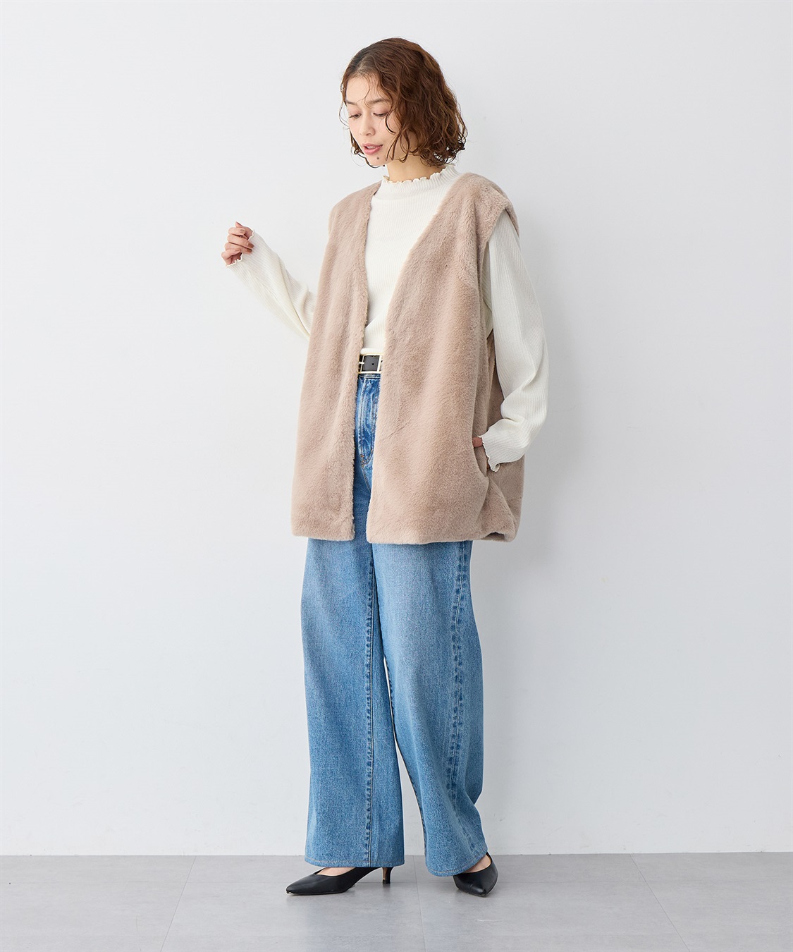 anyfee 【anyfee/大きいサイズ】エコファーベスト_sub_6