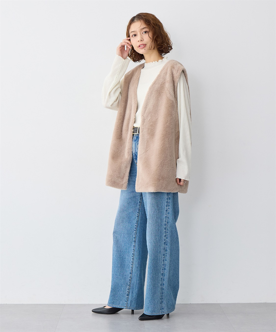 anyfee 【anyfee/大きいサイズ】エコファーベスト_sub_7