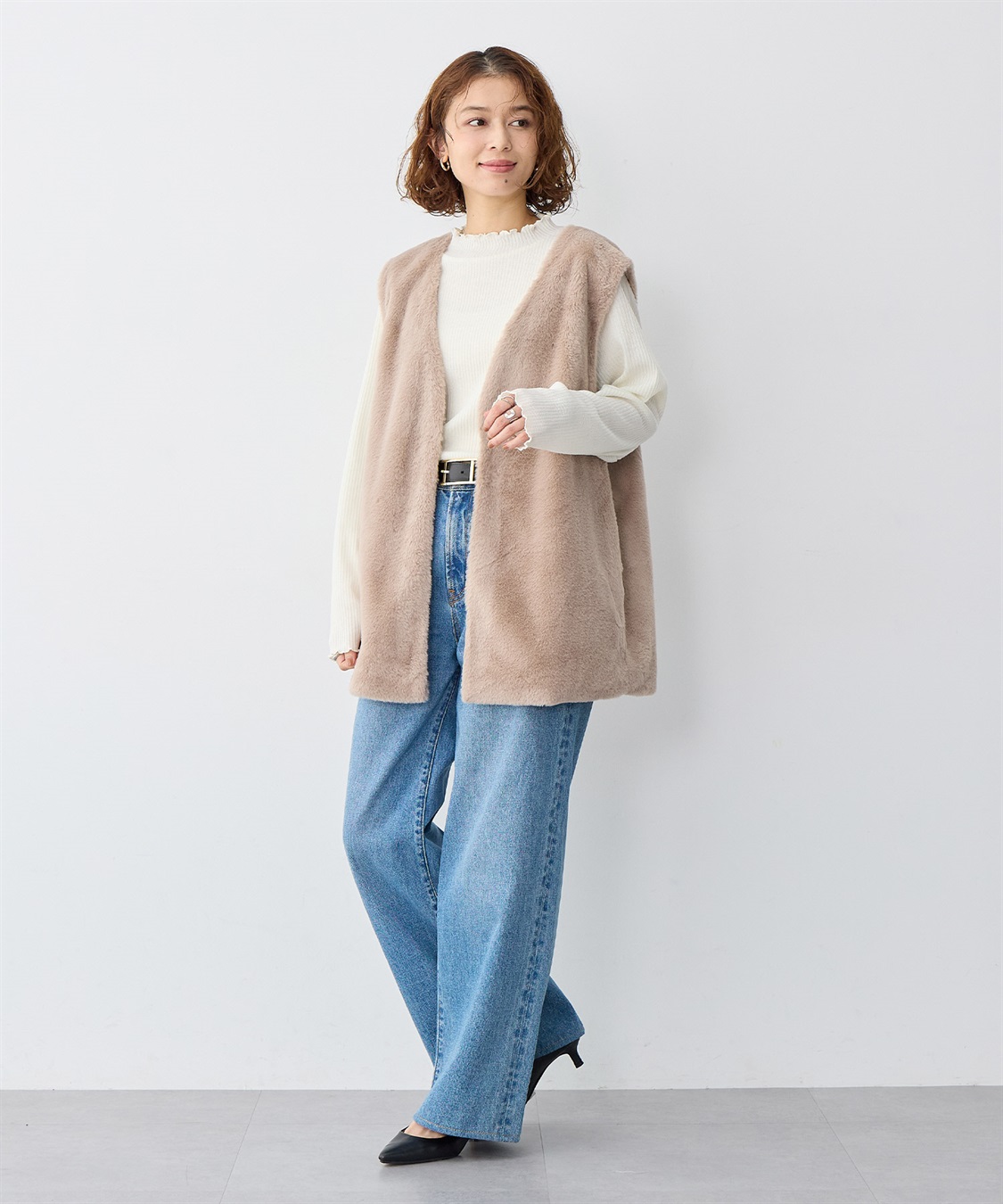 anyfee 【anyfee/大きいサイズ】エコファーベスト_sub_8