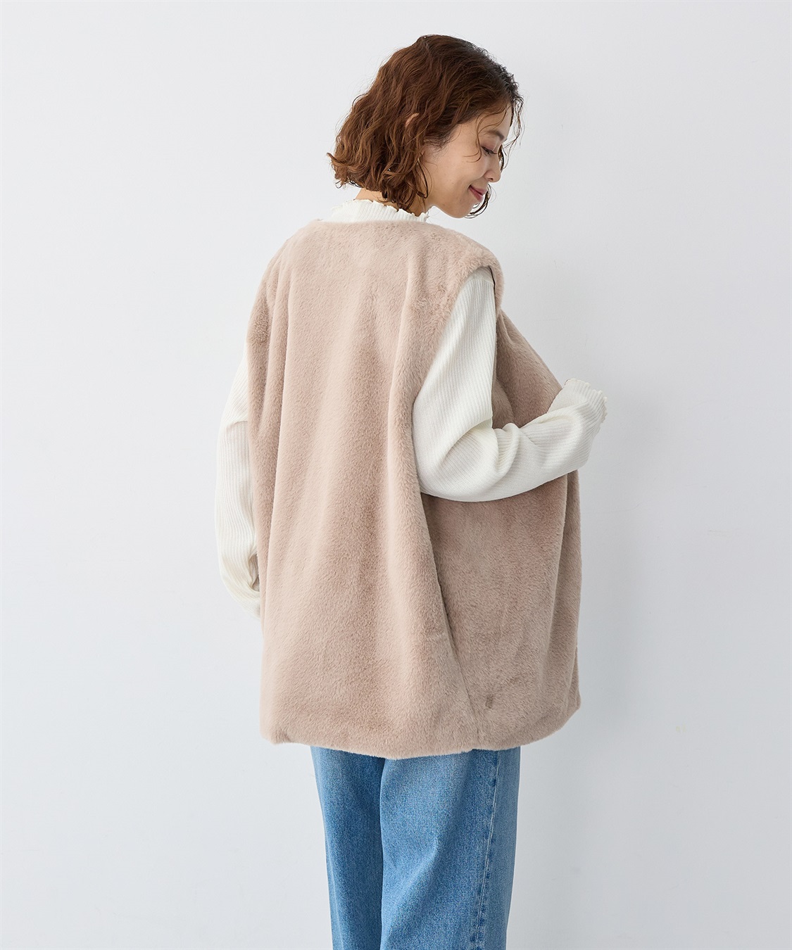 anyfee 【anyfee/大きいサイズ】エコファーベスト_sub_9