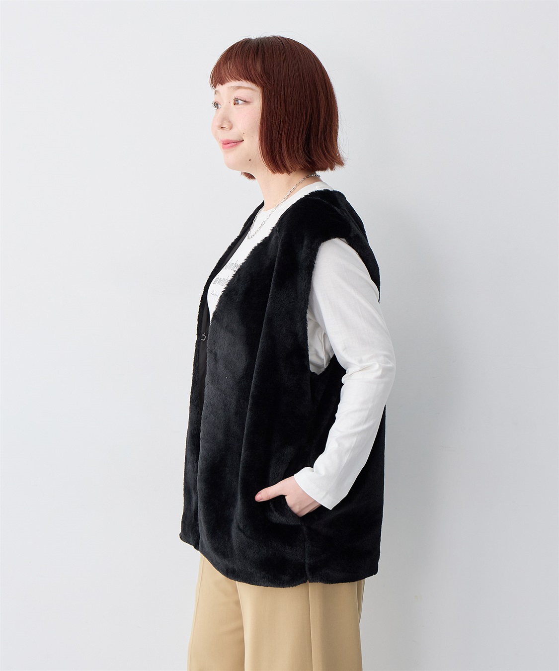 anyfee 【anyfee/大きいサイズ】エコファーベスト_sub_15