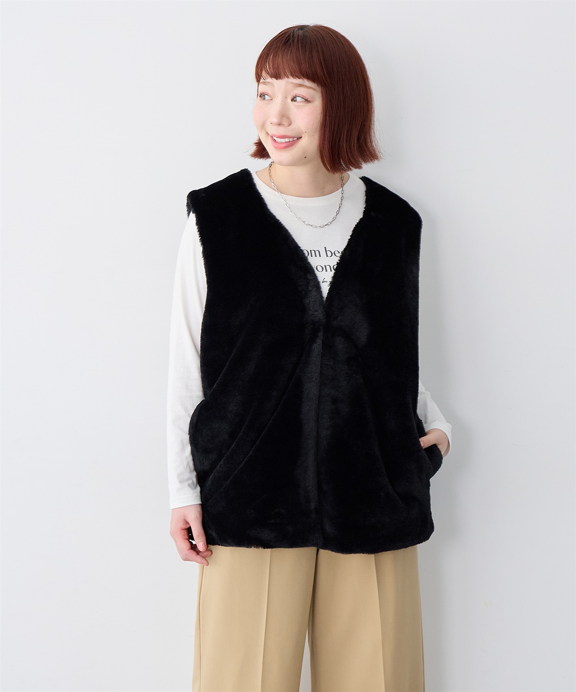 anyfee 【anyfee/大きいサイズ】エコファーベスト_sub_18