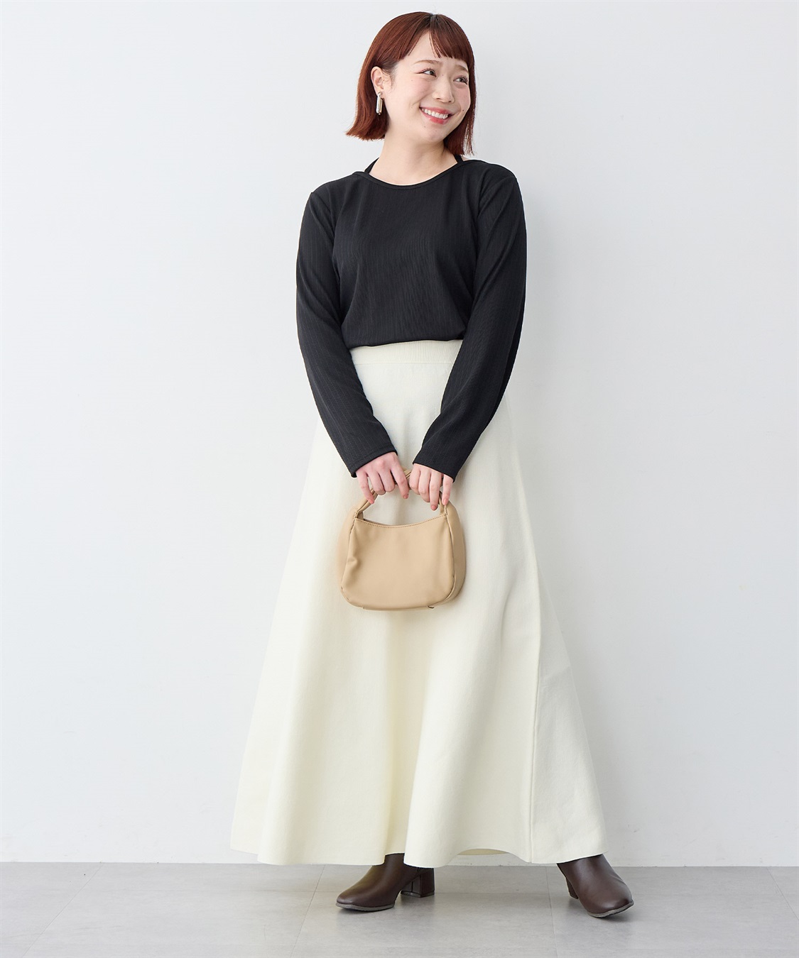 anyfee 【anyfee/大きいサイズ】ホルターネック長袖トップス_sub_15