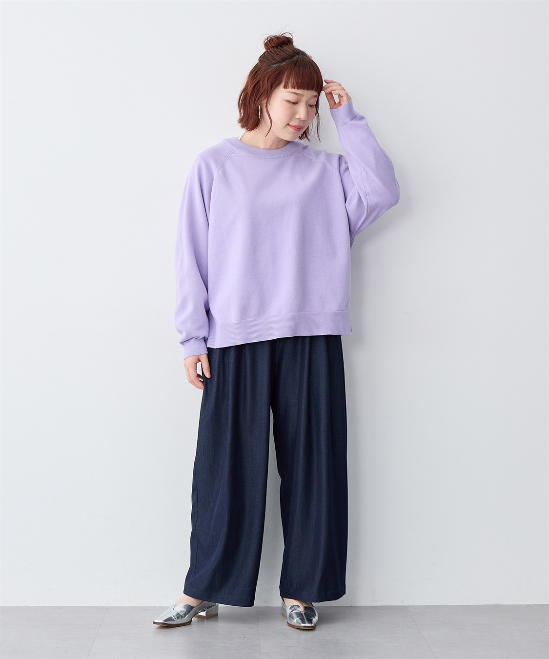 anyfee 【anyfee/大きいサイズ】ホルターネック長袖トップス_sub_20