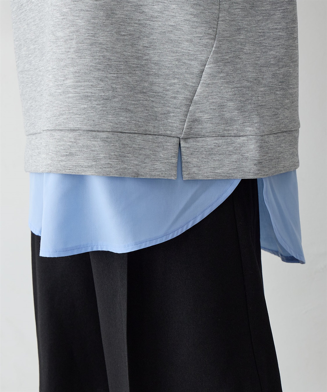 Life Style by cross marche 【anyfee/大きいサイズ】シャツレイヤード風スウェットトップス_sub_19