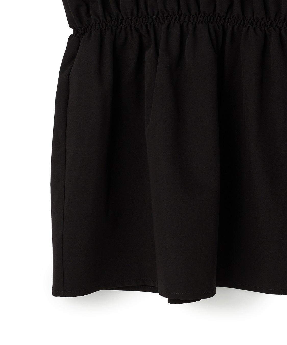 anyfee 【anyfee/大きいサイズ】ビスチェ風異素材ドッキングシャーリングトップス_sub_28