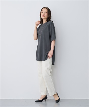 Life Style by cross marche 【anyfee/プラスサイズ】接触冷感・裾ラウンドチュニックTシャツ_subthumb_3