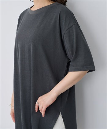 Life Style by cross marche 【anyfee/プラスサイズ】接触冷感・裾ラウンドチュニックTシャツ_subthumb_8