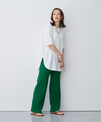 Life Style by cross marche 【anyfee/プラスサイズ】接触冷感・裾ラウンドチュニックTシャツ_subthumb_15