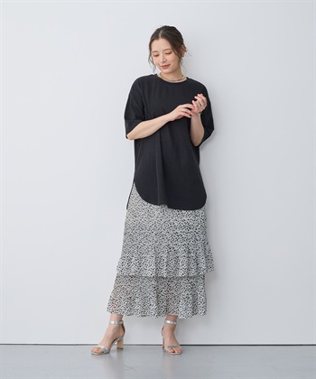 Life Style by cross marche 【anyfee/プラスサイズ】接触冷感・裾ラウンドチュニックTシャツ_subthumb_21