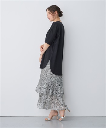Life Style by cross marche 【anyfee/プラスサイズ】接触冷感・裾ラウンドチュニックTシャツ_subthumb_23
