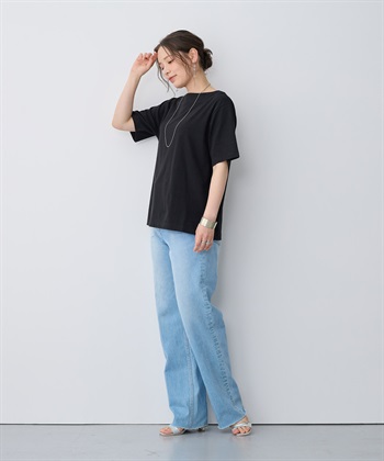 Life Style by cross marche 【anyfee/プラスサイズ】接触冷感・ボートネックTシャツ_subthumb_23