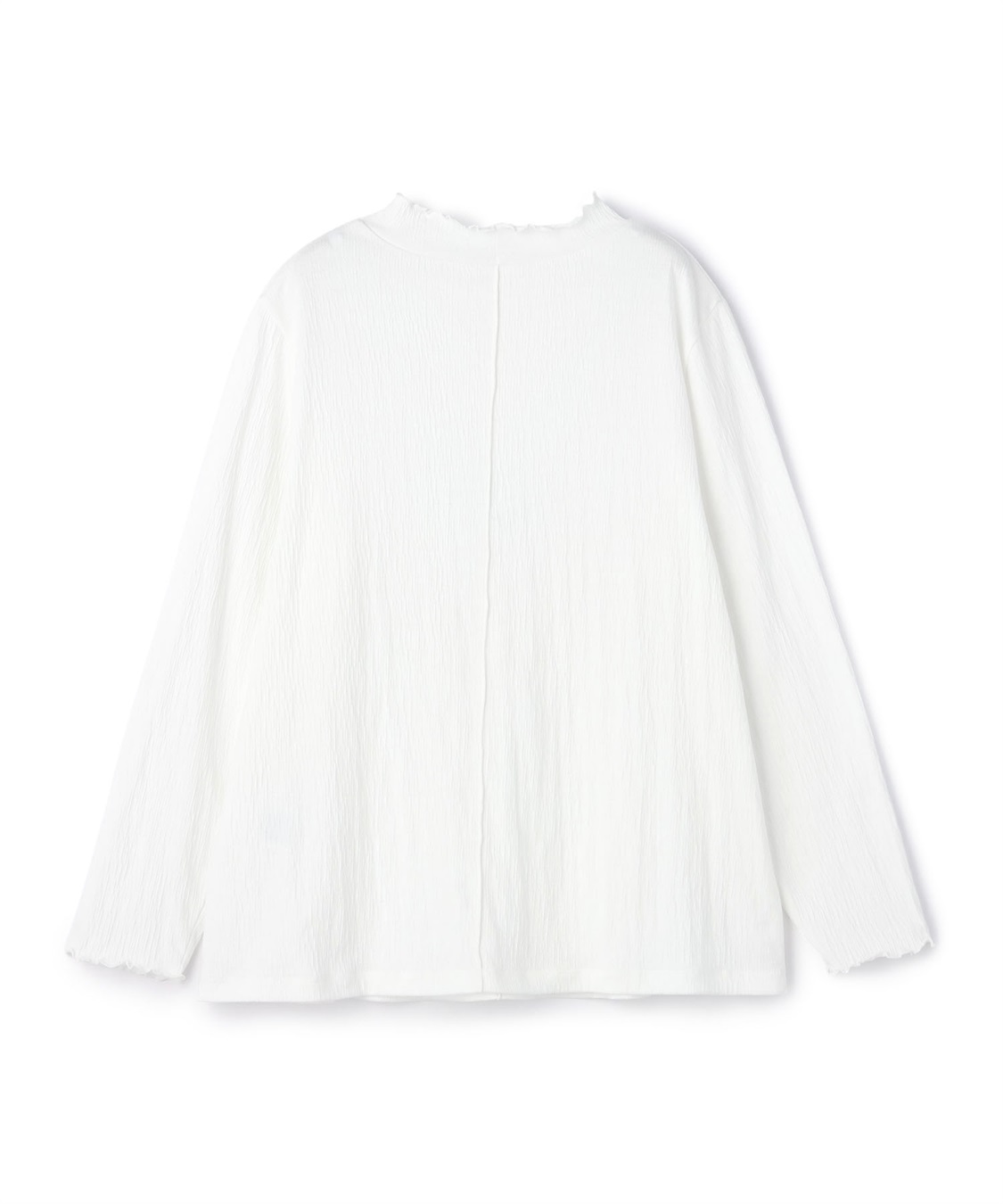 Life Style by cross marche 【anyfee/大きいサイズ】楊柳メロープチハイネックトップス_sub_25