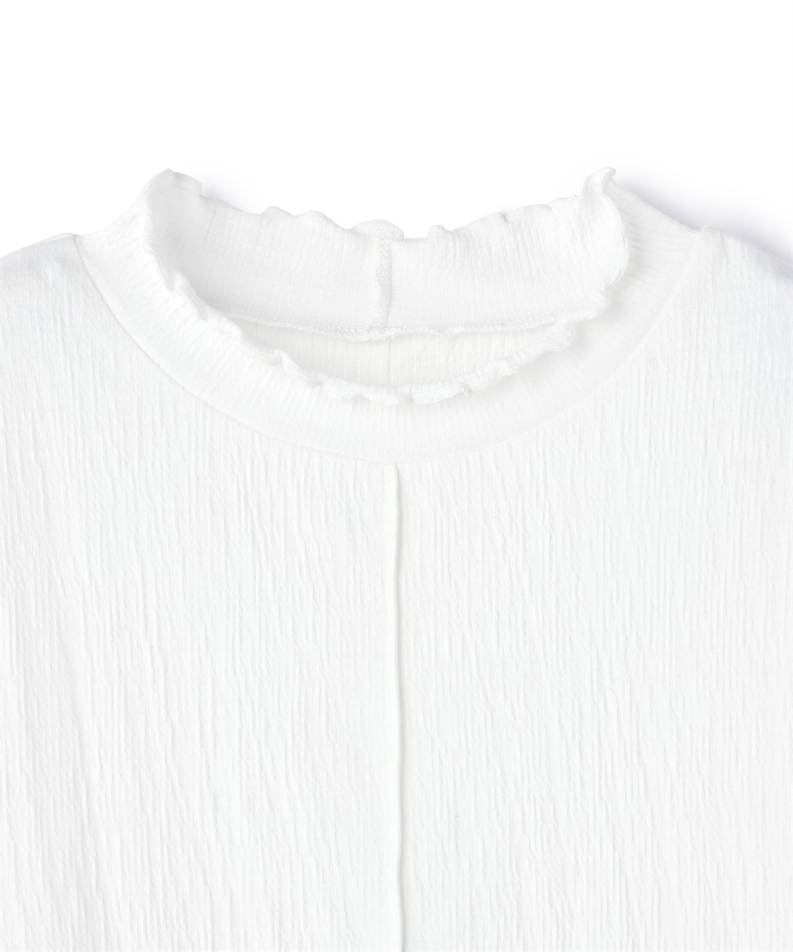 Life Style by cross marche 【anyfee/大きいサイズ】楊柳メロープチハイネックトップス_sub_26