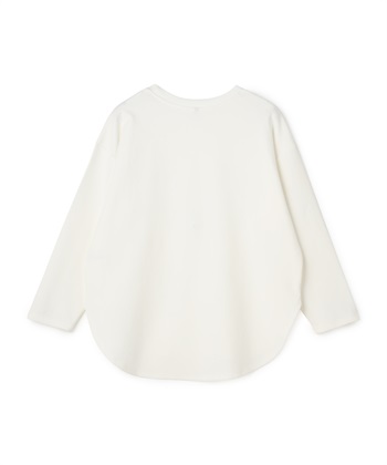 anyfee 【anyfee/大きいサイズ】ダブルジャージー裾ラウンドクルーネックロンT_subthumb_1