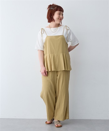 anyfee 【anyfee/大きいサイズ】着てサラ汗じみ防止ボートネックTシャツ《接触冷感・吸水速乾》（2026SS）_subthumb_22