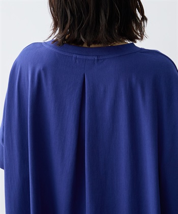 anyfee 【anyfee/大きいサイズ】着てサラ接触冷感バックタックフレアTシャツ/チュニック_subthumb_12