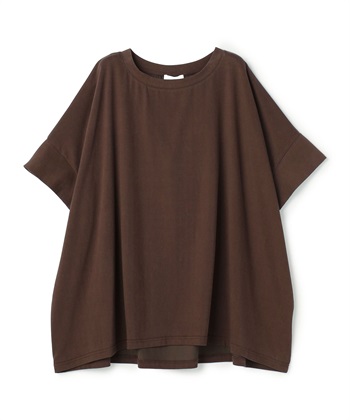 anyfee 【anyfee/大きいサイズ】着てサラ接触冷感バックタックフレアTシャツ/チュニック_subthumb_29