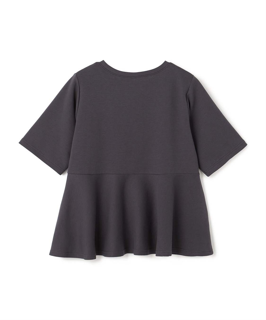 anyfee 【anyfee/大きいサイズ】着てサラなめらかポンチ素材ペプラムトップス《接触冷感・吸水速乾》_sub_1