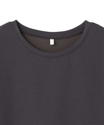 anyfee 【anyfee/大きいサイズ】着てサラなめらかポンチ素材ペプラムトップス《接触冷感・吸水速乾》_subthumb_2