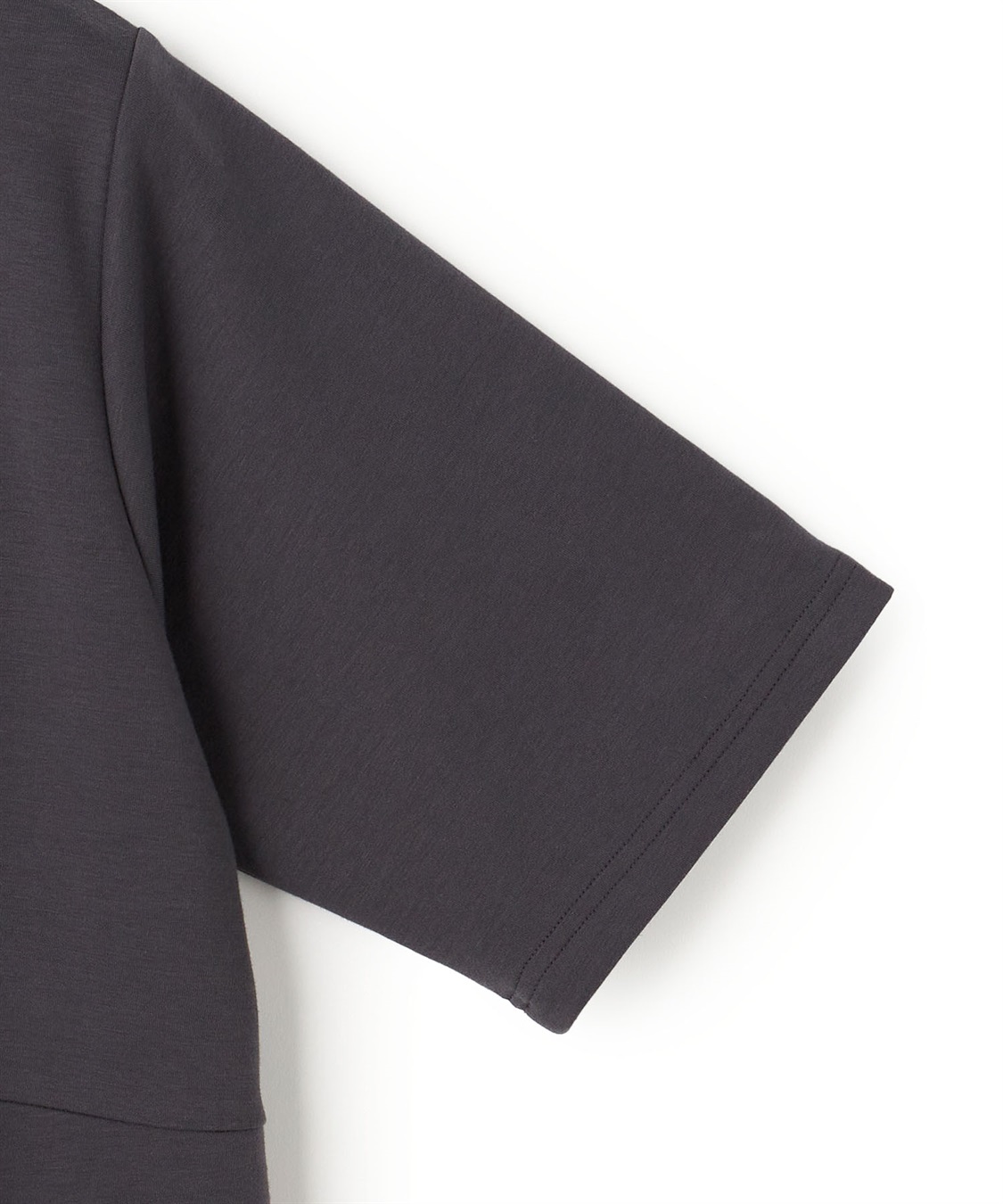 anyfee 【anyfee/大きいサイズ】着てサラなめらかポンチ素材ペプラムトップス《接触冷感・吸水速乾》_sub_3