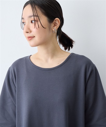 anyfee 【anyfee/大きいサイズ】着てサラなめらかポンチ素材Aラインワンピース《接触冷感・吸水速乾》_subthumb_10