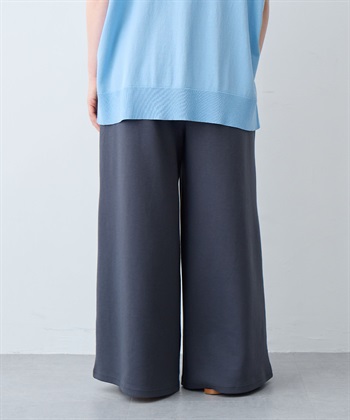 anyfee 【anyfee/大きいサイズ】着てサラなめらかポンチ素材イージーパンツ《接触冷感・吸水速乾》_subthumb_10