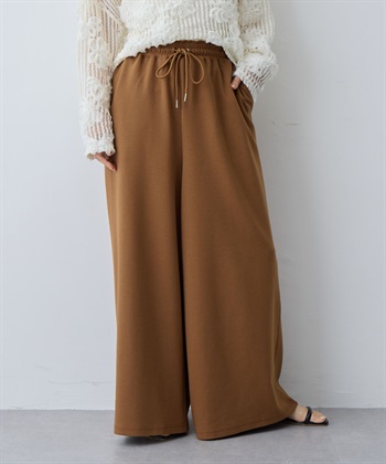 anyfee 【anyfee/大きいサイズ】着てサラなめらかポンチ素材イージーパンツ《接触冷感・吸水速乾》_subthumb_14