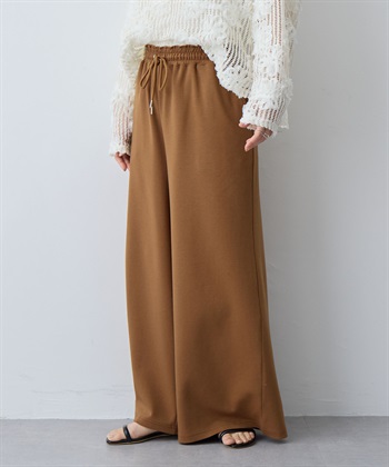 anyfee 【anyfee/大きいサイズ】着てサラなめらかポンチ素材イージーパンツ《接触冷感・吸水速乾》_subthumb_15