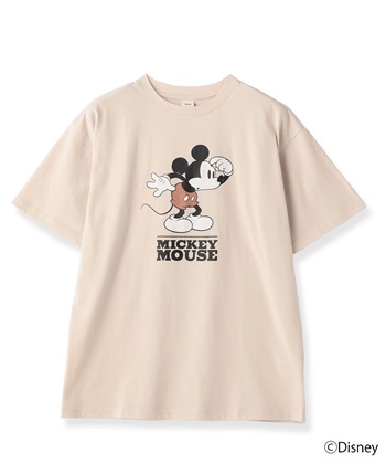 推部屋plus 【Disney】ミッキーマウスプリント半袖Tシャツ_subthumb_1