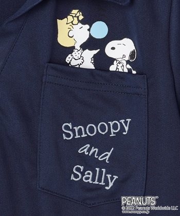 推部屋plus 【ピーナッツ/PEANUTS】スヌーピーとサリー　ポリメッシュTシャツ_subthumb_13