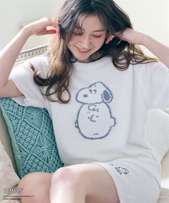Life Style by cross marche 【PEANUTS/ピーナッツ】SNOOPY/スヌーピーもこもこルームウェア半袖トップス（上下別売り）_subthumb_10