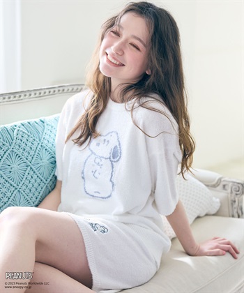 Life Style by cross marche 【PEANUTS/ピーナッツ】SNOOPY/スヌーピーもこもこルームウェア半袖トップス（上下別売り）_subthumb_14