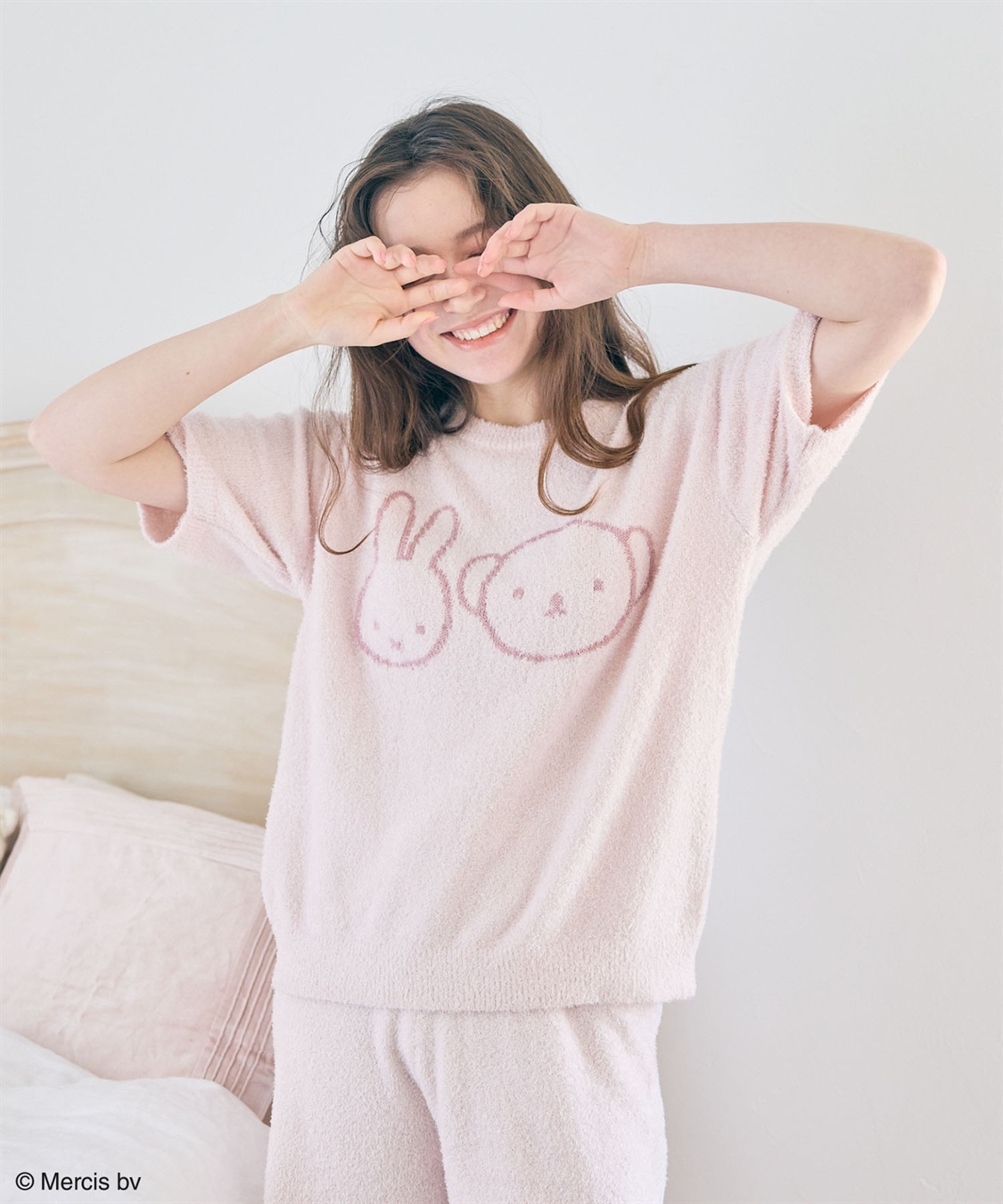 chara station 【miffy/ミッフィー】ミッフィーもこもこルームウェア半袖トップス（上下別売り）_sub_4