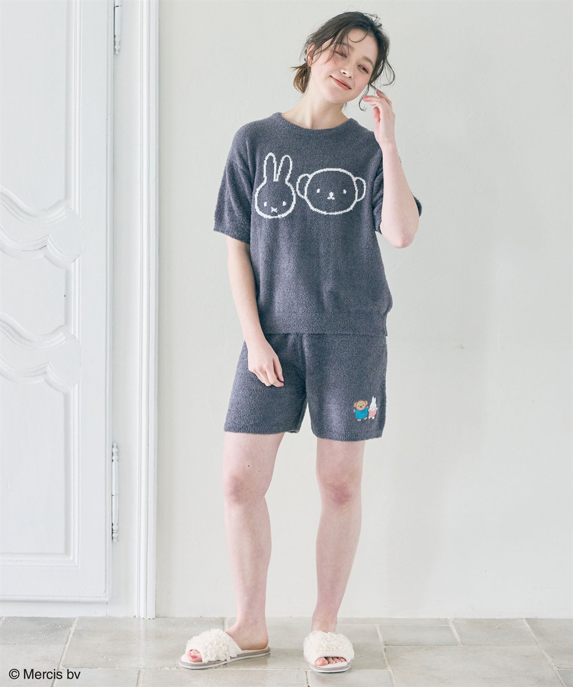 chara station 【miffy/ミッフィー】ミッフィーもこもこルームウェア半袖トップス（上下別売り）_sub_12