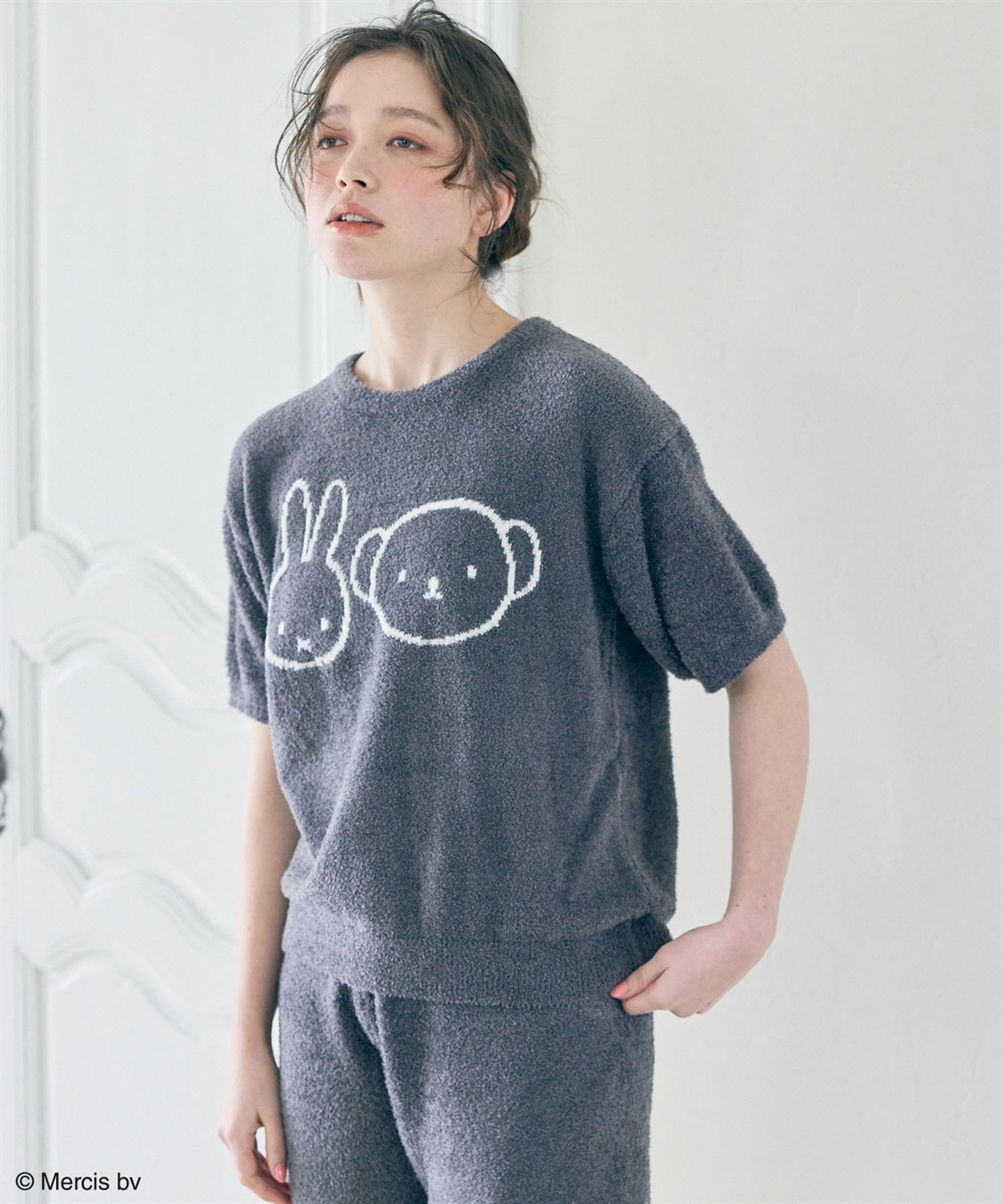 chara station 【miffy/ミッフィー】ミッフィーもこもこルームウェア半袖トップス（上下別売り）_sub_13