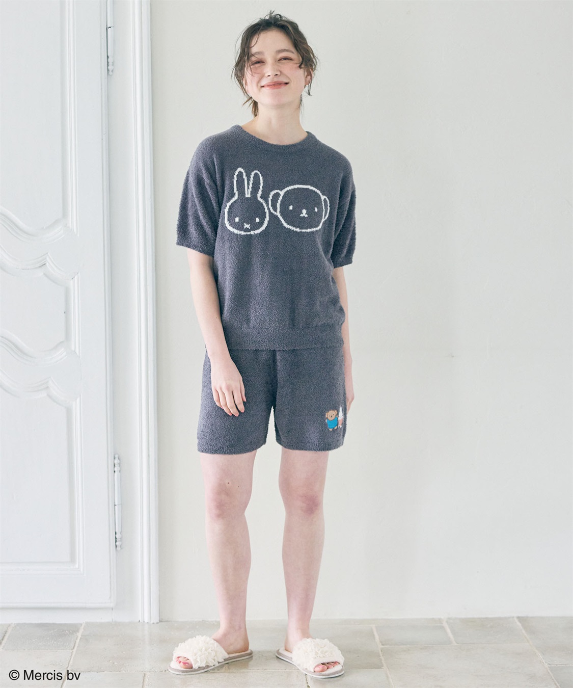 chara station 【miffy/ミッフィー】ミッフィーもこもこルームウェアハーフ（上下別売り）_sub_7