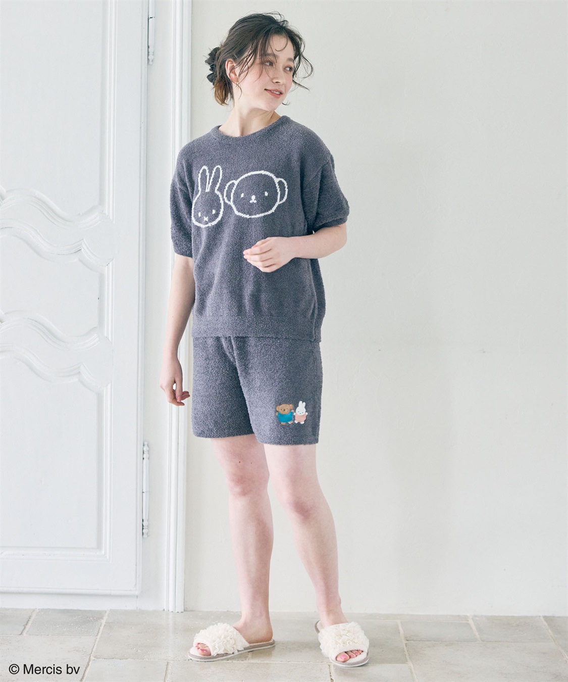 chara station 【miffy/ミッフィー】ミッフィーもこもこルームウェアハーフ（上下別売り）_sub_8