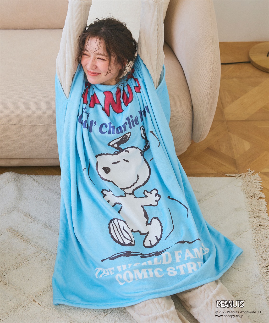 chara station 【PEANUTS/ピーナッツ】ノリノリSNOOPY/スヌーピーあったか着るフリースウェア_sub_11