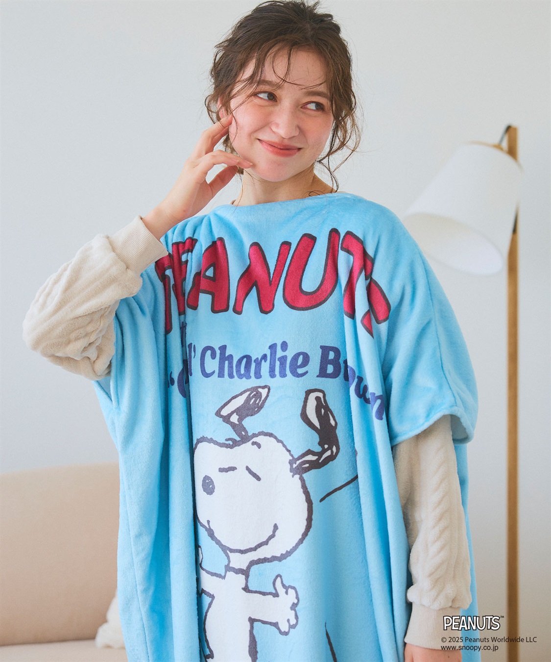 chara station 【PEANUTS/ピーナッツ】ノリノリSNOOPY/スヌーピーあったか着るフリースウェア_sub_13