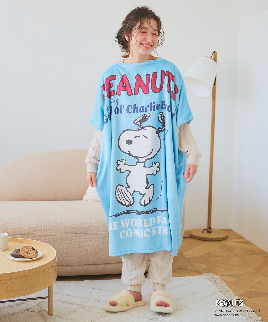 chara station 【PEANUTS/ピーナッツ】ノリノリSNOOPY/スヌーピーあったか着るフリースウェア_sub_16