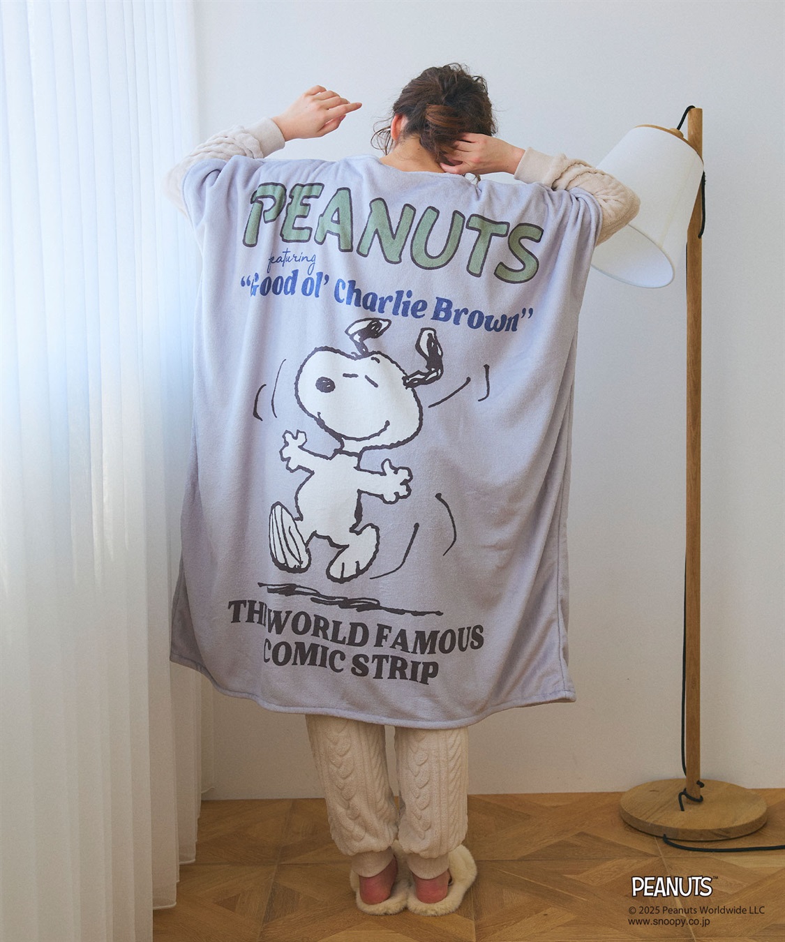 chara station 【PEANUTS/ピーナッツ】ノリノリSNOOPY/スヌーピーあったか着るフリースウェア_sub_17