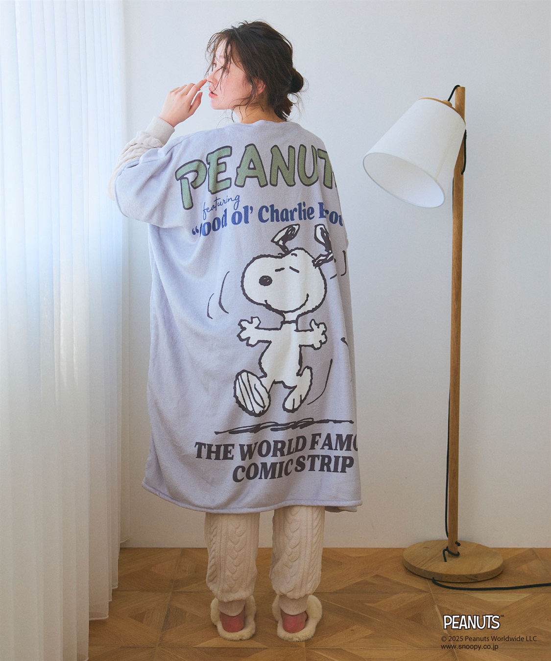 chara station 【PEANUTS/ピーナッツ】ノリノリSNOOPY/スヌーピーあったか着るフリースウェア_sub_18