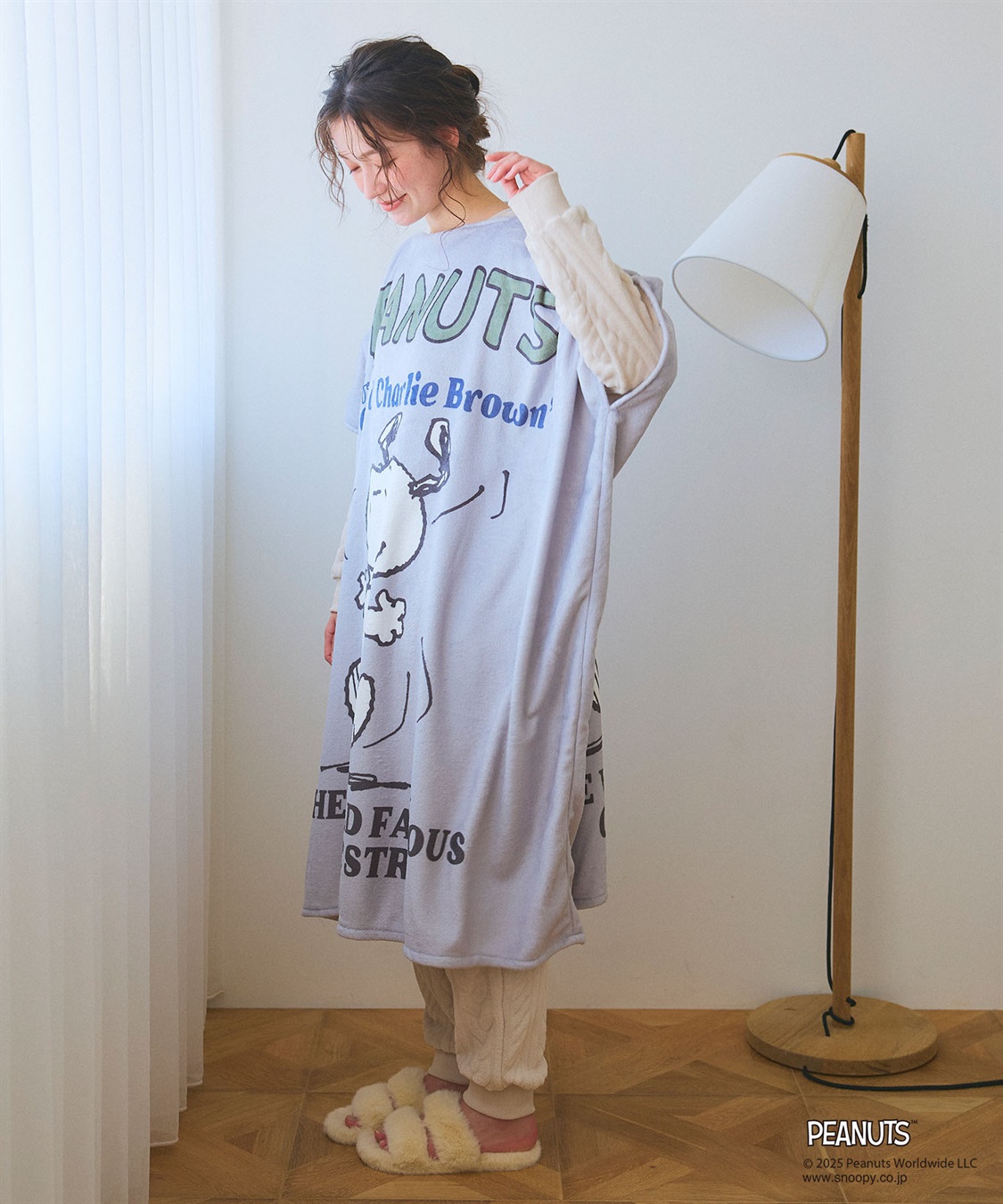 chara station 【PEANUTS/ピーナッツ】ノリノリSNOOPY/スヌーピーあったか着るフリースウェア_sub_19