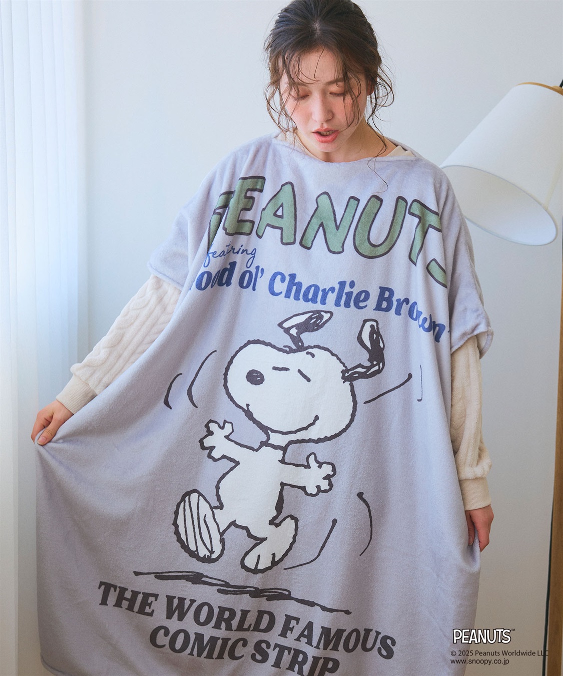 chara station 【PEANUTS/ピーナッツ】ノリノリSNOOPY/スヌーピーあったか着るフリースウェア_sub_22